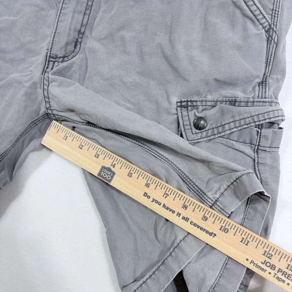 Carhartt Men's Relaxed Fit Dark Grey Heavyweight Cargo Shorts Size 38 Utility
